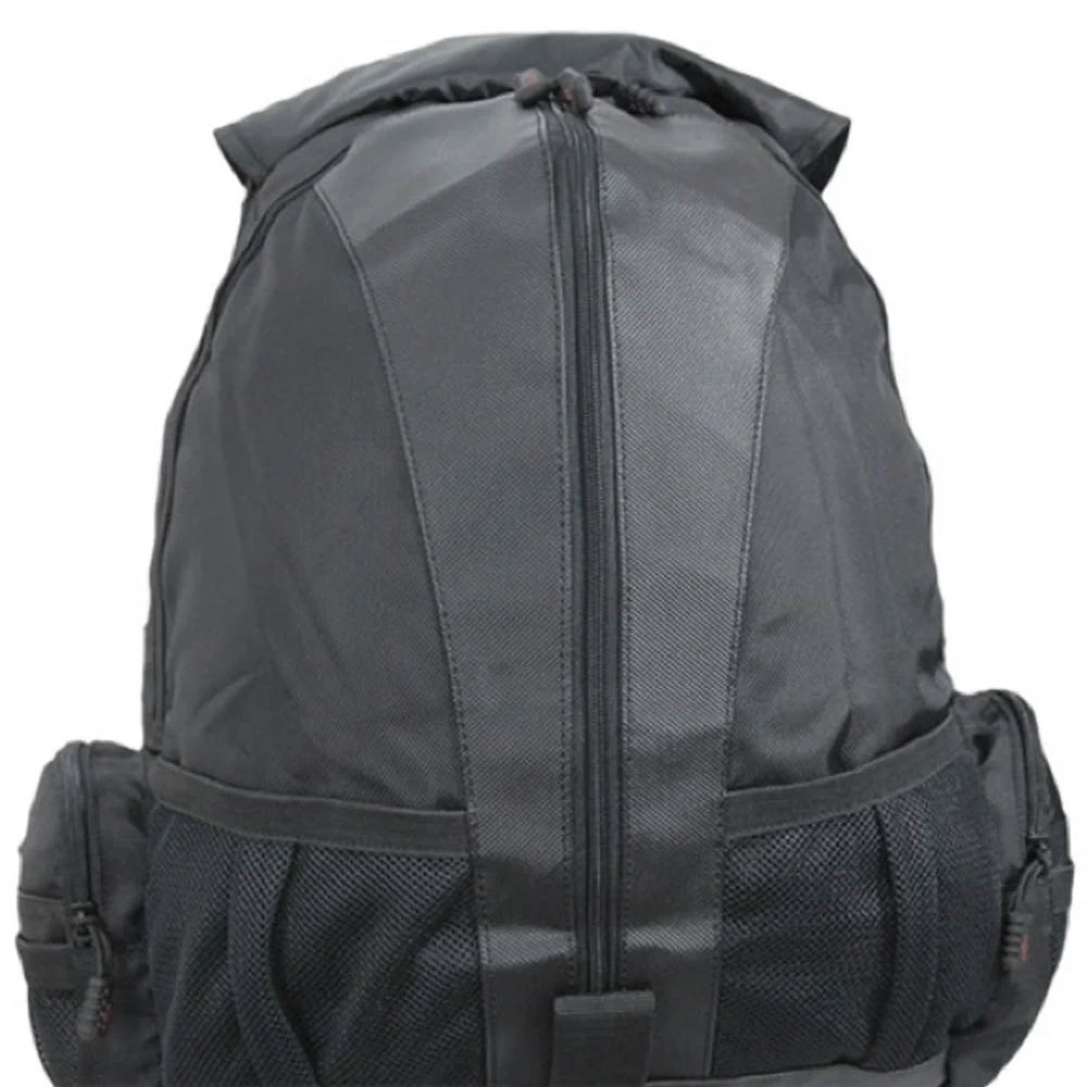 Flying Circle Black Backpack Mag Gear Book Camping Hiking‎ Recreational Bag